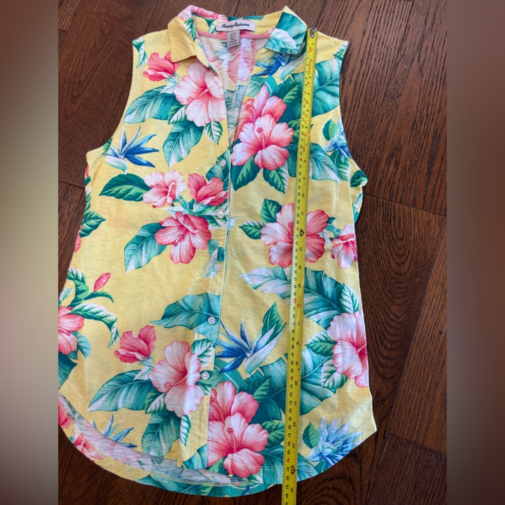 Tommy Bahama women's sleeveless blouse Small - Picture 3 of 11